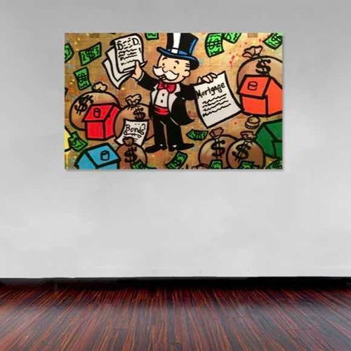 Pintura De Arte Señor Monopoly