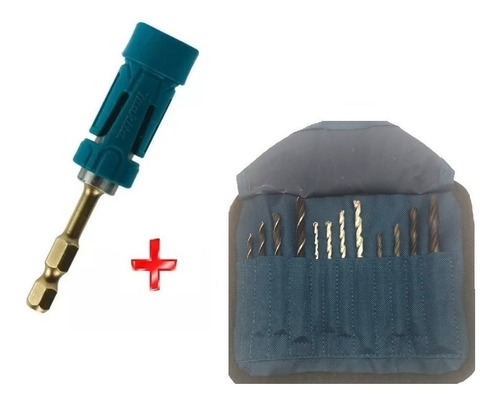 Imagen 1 de 7 de Adaptador Porta Puntas Ultra Magnetico Makita + Mechas Bosch
