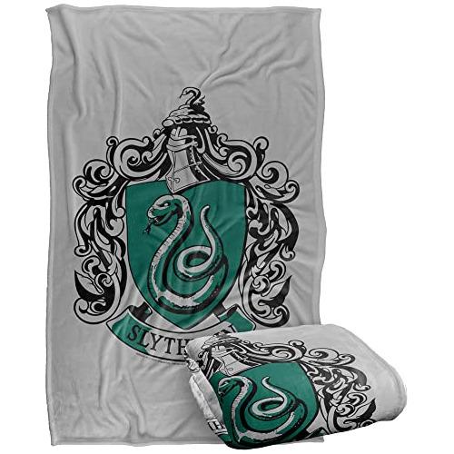 Manta Súper Suave Escudo De Slytherin De Harry Potter,...