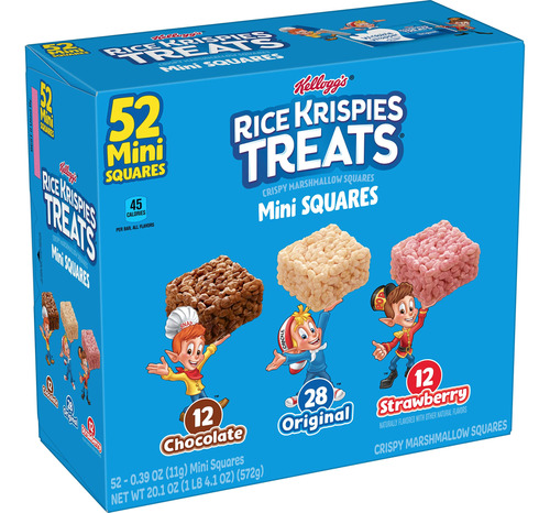 Rice Krispies Treats Mini Cuadrados, Aperitivos Para Ninos,