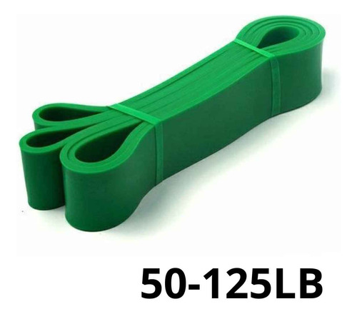 Banda Verde Elástica De Resistencia 50-125lb Calistenia