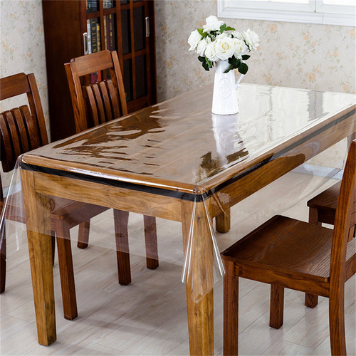 Mantel De Vinilo Protector De Mesa De Plástico Impermeable