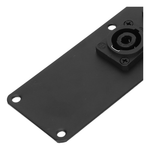 Conector De Altavoz Jack Plate Metal Dual Con 2 Conectores D