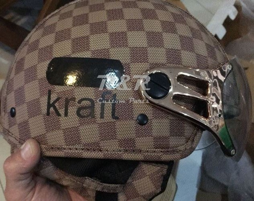 Capacete Kraft Aberto Harley Drag Shadow Boulevard 57 Bege