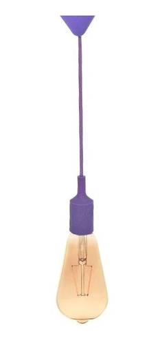 Luminaria Pendente Roxo Benjamin E27 Avant