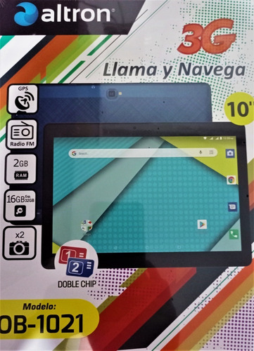 Tablet Nueva Altron 10' Doble Chip 2gb Ram