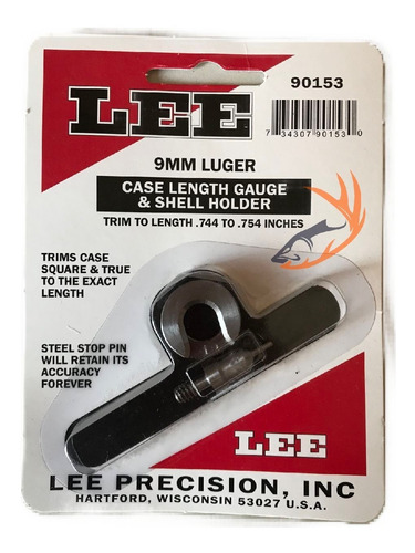 Lee Precision Gauge/holder 9mm Luger Modelo 90153