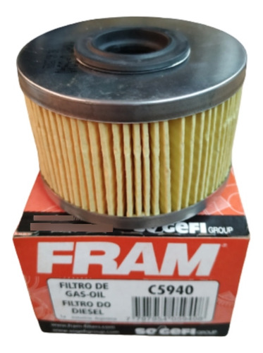 Filtro De Combustible Fram C5940 Trafic Kangoo Megane Clio