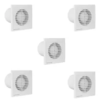 Comprar Set 5 Extractores Aire Para Baño 4'' Estevez 2504 Silencioso