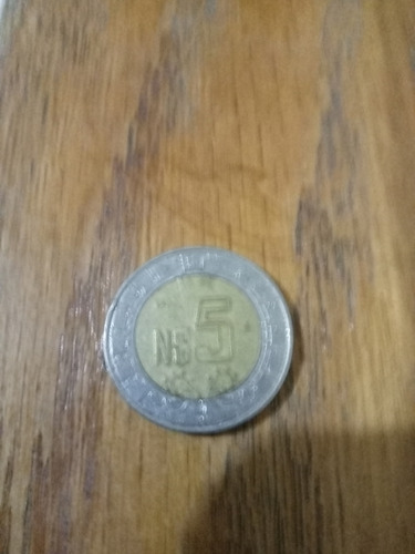 Moneda 5 Nuevos Pesos 1992