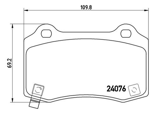 Brembo Balatas Dodge Durango Srt 2018-2021 Trasero