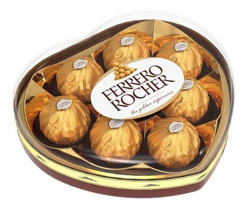 Corazón Ferrero Rocher Chocolate Estuche Con 8 Piezas