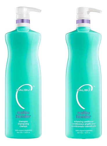 Malibu C Blondes Enhancing Shampoo & Conditioner Duo (33.8 O
