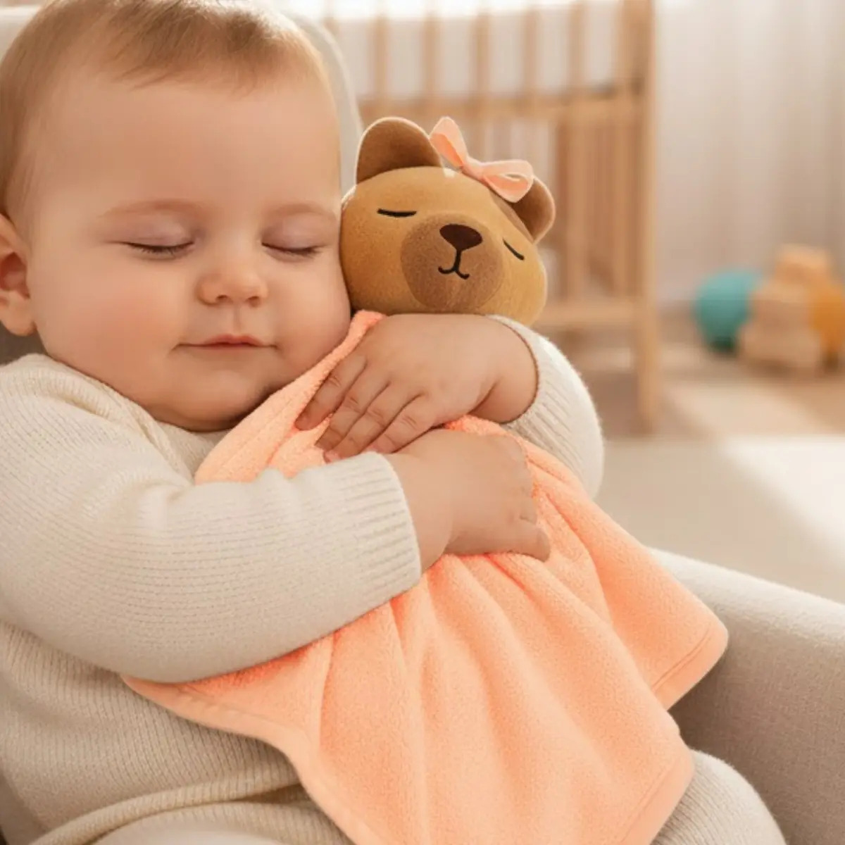 Naninha Infantil De Pano Fofinho Tecido Suave Para Bebês E Crianças, Perfeito Para Chá De Bebê