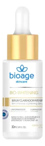 comprar Serum Clareador Intensivo Bio Whitening 30ml Bioage Momento de aplicação Dia\u002FNoite Tipo de pele Todo tipo de pele