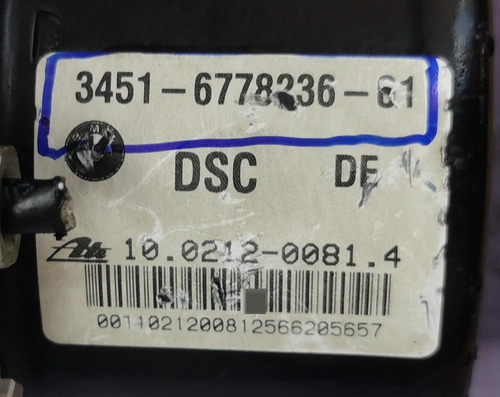 Modulo Abs Bmw 323i 328i 335i 2007-2013 Orig 3452677823701 (Usado)