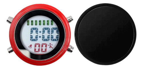 Mini Reloj De Motocicleta Reloj Impermeable Reloj Negro Rojo