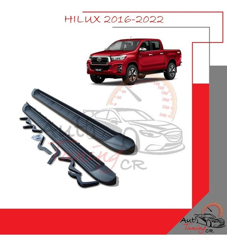 Estribos Gradas Laterales Toyota Hilux 2016-2022