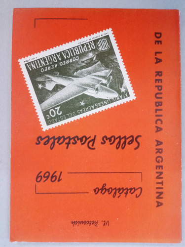 Libro Catálogo Sellos Postales Argentina 1969 (Usado)