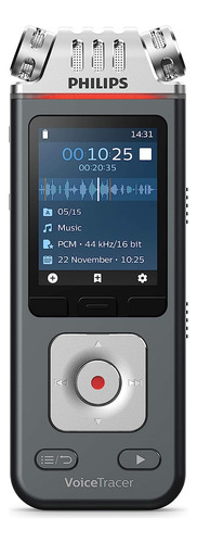 Grabadora De Voz Digital Profesional Philips Dvt6110, 8gb