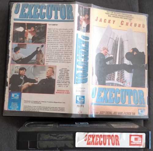 Vhs Dublado O Executor - Jacky Cheung (Usado)