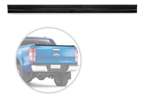Imagem 3 de 6 de Protetor Borda Tampa Traseira Nova Ford Ranger 2017