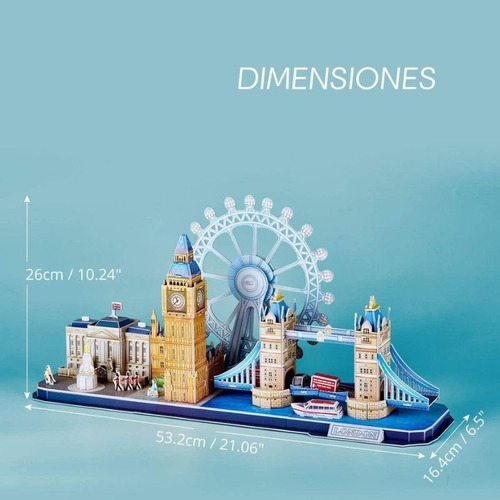 Puzzle 3d Cityline Ciudad De Londres