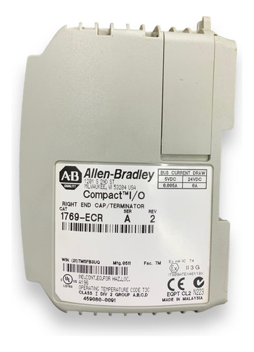 Allen Bradley 1769-l23e-qb1b + 1769-ecr (Usado)