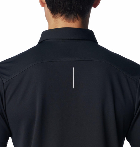 Polo Columbia Hombre Black Mesa Negro