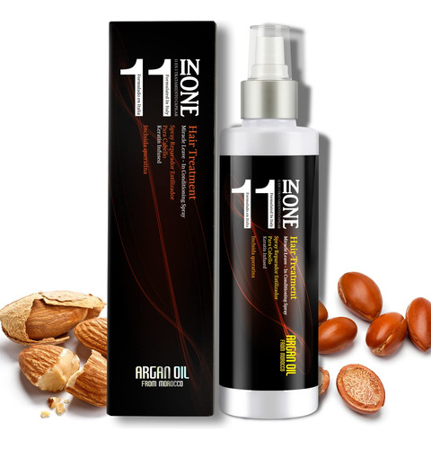 Aceite De Almendras 11 En 1 Sin Enjuague, Crema Acondicionad