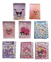 Comprar Libreta De Stickers Kuromi Melody Cinnamoroll Sanrio 
