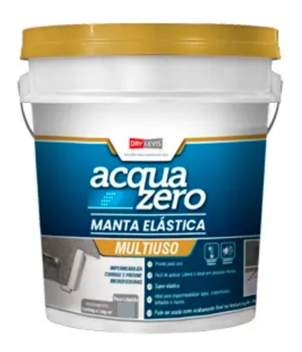 Manta Acrílica Impermeabilizante Acqua Zero 12 Kg Branco