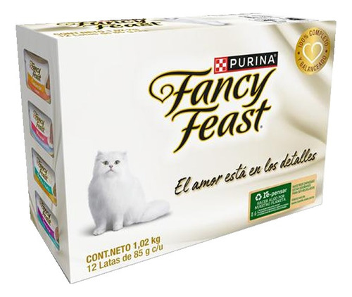 Purina Fancy Feast 12 Latas Surtidas