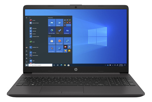 Laptop  HP 250 G8 plateado ceniza oscuro 15.6", Intel Core i7 1065G7  8GB de RAM 1TB HDD, Intel Iris Plus Graphics G7 1366x768px Windows 10 Pro