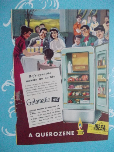 Propaganda Vintage - Gelomatic Refrigeração Mesmo No Sertão