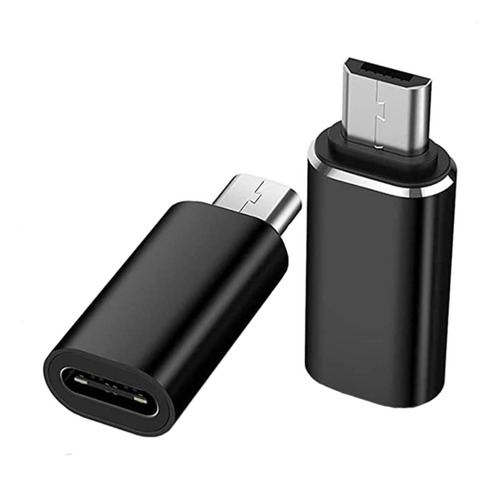 Adaptador Conversor Micro Usb Macho X Usb Tipo C Fêmea