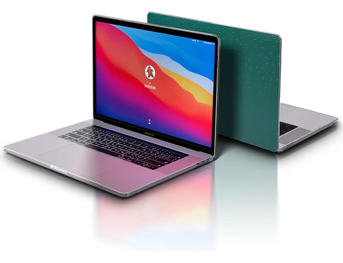 Dulinedo - Funda De Piel Compatible Con Macbook Pro De 15.4 
