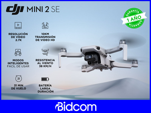 Mini Drone Dji Se Full Hd 2.7k Seguimiento Automatico Blanco