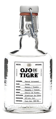 Pack De 12 Mezcal Ojo De Tigre Joven 200 Ml