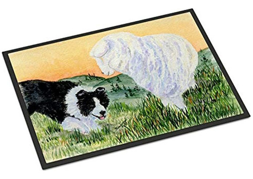 Tesoro De Carolinas Ss8103mat Border Collie Felpudo Exterior