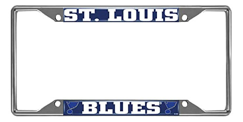 Licencia De Metal Cromado Fanmats 17186 St Louis Blues