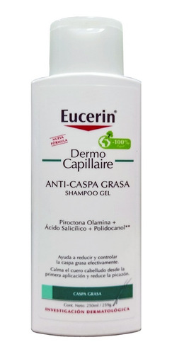 Shampoo Anti-caspa Eucerin Caspa Grasa - mL a $460