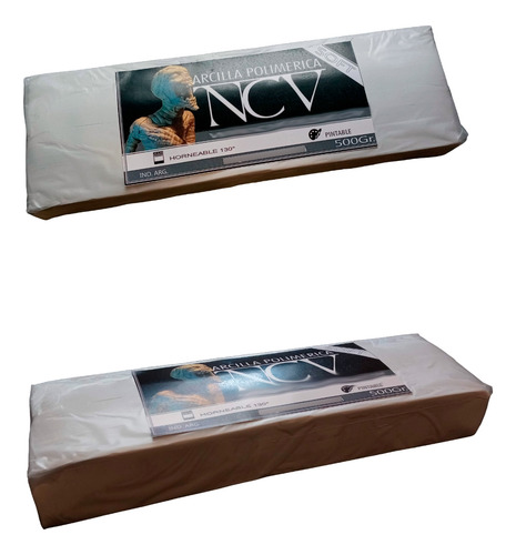 Arcilla Polimérica Ncv Soft Horneable 500gr Y 3 Repujadores