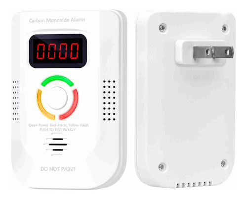Alarme De Monóxido De Carbono E Detector Digital De Monóxido