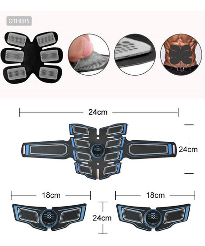 Pegatina Muscular Abdominal Ems Fitness Instrument