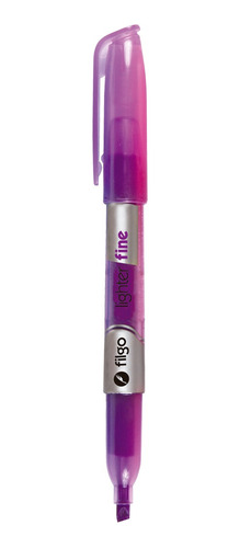 Resaltador Marcador Filgo Lighter Fine Violeta Fluo Neon