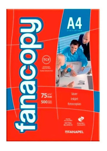 Papel Fotocopia Fanacopy A4 Común 75g