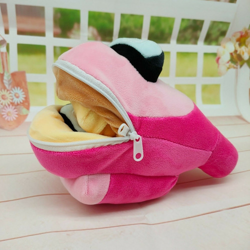 Imagen 5 de 10 de Juguete Among Us Peluche Reversible Astronauta Impostor Niño
