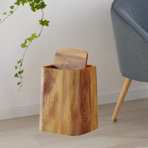Bote De Basura Rústico, Contenedor De Basura Para Uso