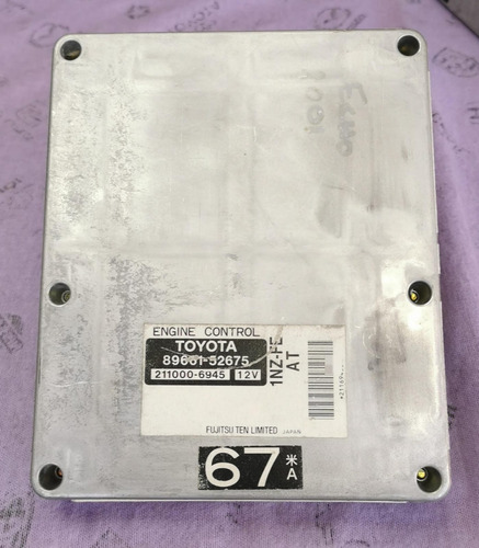 Computadora De Motor Toyota Echo 2001-2000 1.5l 89661-52675 (Usado)